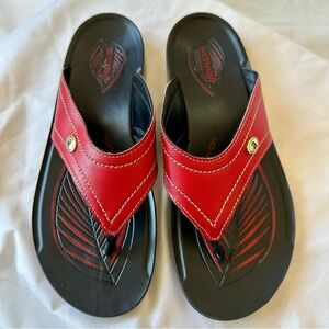 Aerosoft Women’s Tendril Red Sandals Size: 8.5 (39)